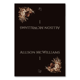 Numeração De Mesa País Elegante Moderno Ocidental- Vegetariano