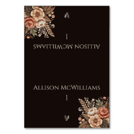 Numeração De Mesa País Ocidental Flores para casamentos-Aves