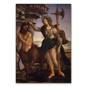 Numeração De Mesa Pallas e o Centauro por Botticelli