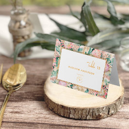 Numeração De Mesa Pampas Vegetarian Meal Choice Guest Name Card