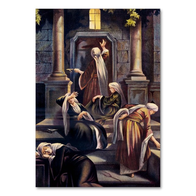 Numeração De Mesa Parábola das Dez Virgens (Frente)