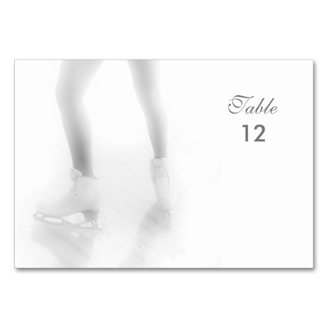 Numeração De Mesa Patinação no gelo (Frente)