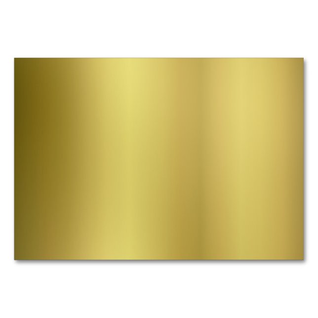 Numeração De Mesa Personalização Dourada do Modelo Back (Frente)