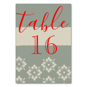 Numeração De Mesa Personalizado Seu Próprio Script Elegante