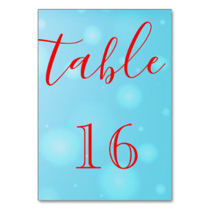Numeração De Mesa Personalizado Seu Próprio Script Elegante