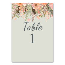 Pêssego de Aquarela de Queda e Casamento Verde