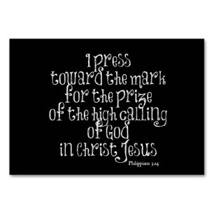 Numeração De Mesa Philippians 3.14 Bíblia Verse