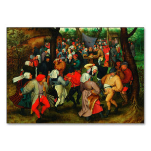 Numeração De Mesa Pieter Bruegel, O Velho, A Dança De Casamento