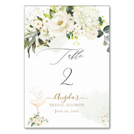 Numeração De Mesa PixDezines H2 Rosas de Alabastro