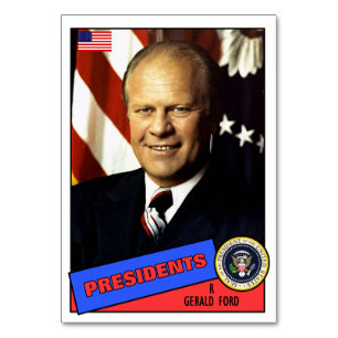 Numeração De Mesa Placa Baseball Gerald Ford