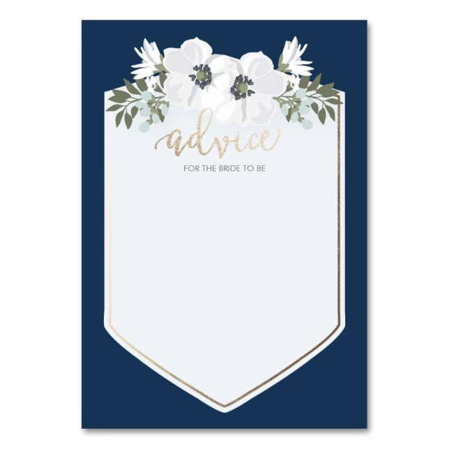 Numeração De Mesa Placa de conselho de ouro (Frente)