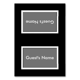 Numeração De Mesa Placa de Local do Nome com a Cor Escolhida