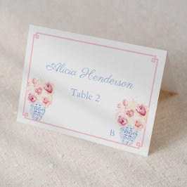 Numeração De Mesa Placa De Lugar Do Chá de fraldas Floral bonito, Ro
