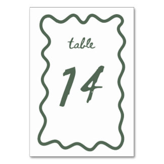 Numeração De Mesa Placa de mesa 14