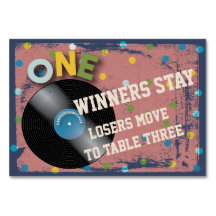 Placa de Mesa Bunco Rock and Roll nº 1