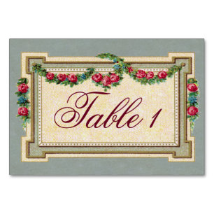Numeração De Mesa Placa de Mesa de exaustão Rosa