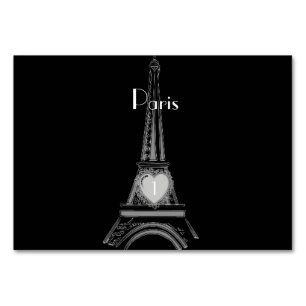 Numeração De Mesa Placa de Mesa de Paris Eiffel Tower