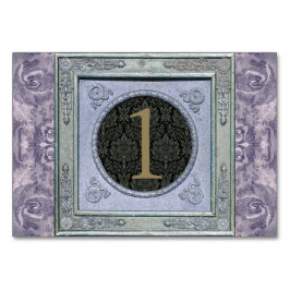Numeração De Mesa Placa de Mesa Floral de Frame Vintage Damask
