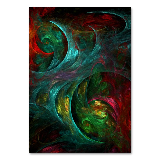Numeração De Mesa Placa de Mesa Genesis Nova Abstrato Art (Frente)