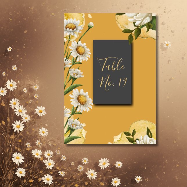 Numeração De Mesa Placa de Mesa Margaret preto-branco retrô-laranja- (Criador carregado)