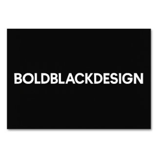 Numeração De Mesa Placa de Mesa Mínima Preta e Branco