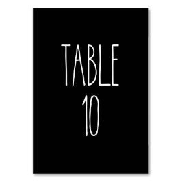 Numeração De Mesa Placa de Mesa Preta de Potência Dunn mesa 10 Rae