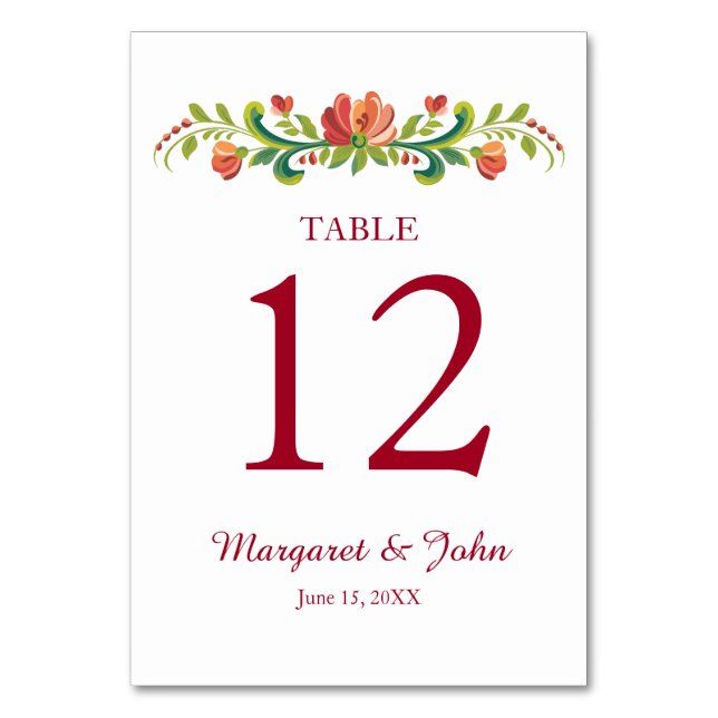 Numeração De Mesa Placa de Mesa rosa e vermelha rosada (Verso)