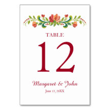 Placa de Mesa rosa e vermelha rosada