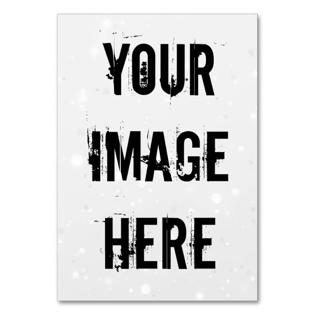 Numeração De Mesa Placa de Mesa totalmente personalizável (Frente)