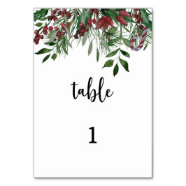 Numeração De Mesa Placa de mesa verde