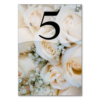 Numeração De Mesa Placa de Número da Mesa Respiratória do Bebê Rosas
