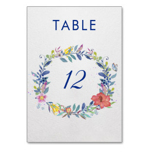 Numeração De Mesa Placa de Número da Tabela de Excursão de Jardim