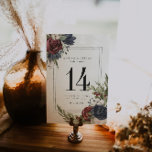 Numeração De Mesa Placa de número de tabela botânica de inverno Flor<br><div class="desc">Os números das mesas melhoram a aparência da sua capa de mesa e colocam o toque final no seu dia especial. Impressão personalizada dos nomes ou números das suas mesas. A impressão frente e verso está incluída no preço. Adicione seu texto personalizado a este design usando as caixas "Editar este...</div>
