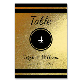 Numeração De Mesa PLACA DE NÚMERO DE TABELA DE CASAMENTO Dourado/Pre