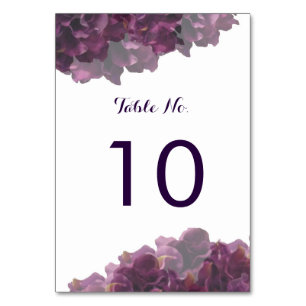 Numeração De Mesa Placa de Número de Tabela Floral Puro