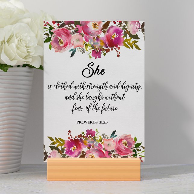 Numeração De Mesa Placa de Provérbios Verso da bíblia (Criador carregado)