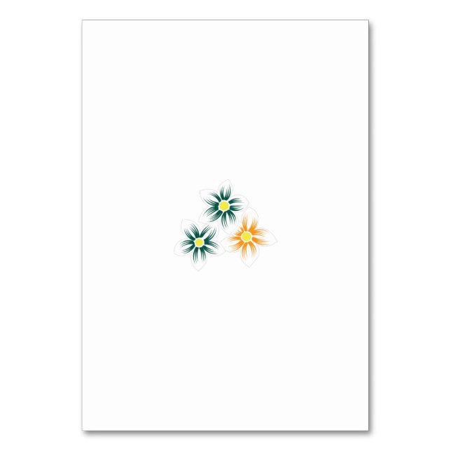 Numeração De Mesa Placa mesa (Frente)