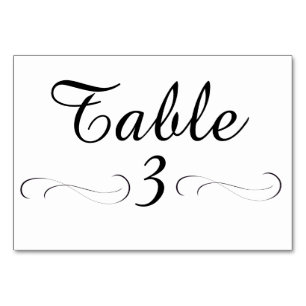 Numeração De Mesa Placa mesa mesa 3