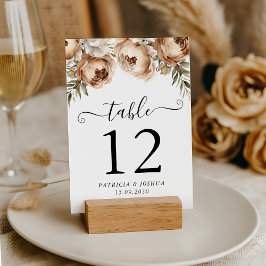 Numeração De Mesa Placa Número Da Mesa De Casamento Rustic Boho Dupl