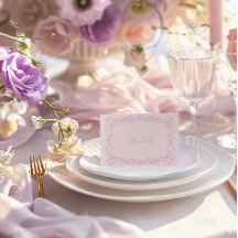 Placa Romântica de Local do Chá de panela de Frame