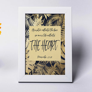 Numeração De Mesa Placa Versa da Bíblia do Provérbio