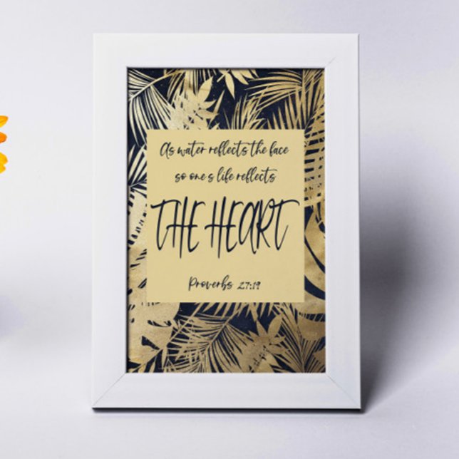 Numeração De Mesa Placa Versa da Bíblia do Provérbio (Criador carregado)