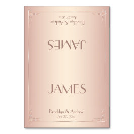 Numeração De Mesa Placas de Casamento de Blush Vintage