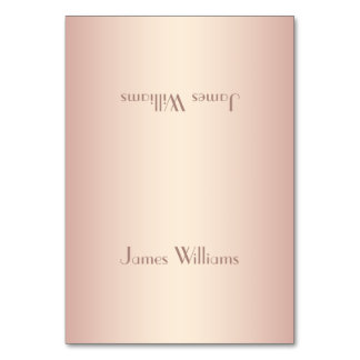 Numeração De Mesa Placas de Definição de Local de Blush Vintage