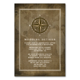 Numeração De Mesa Placas de gabinete do Casamento vintage de passage