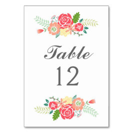 Numeração De Mesa Placas de Mesa com número de tabela simples