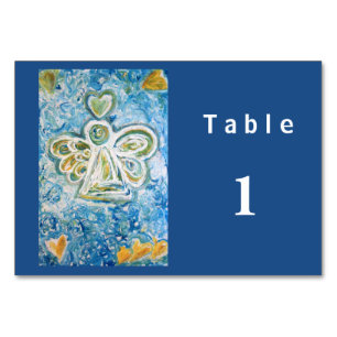Numeração De Mesa Placas de Mesa personalizadas do Anjo Inspiraciona