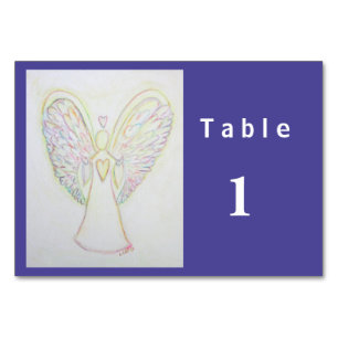 Numeração De Mesa Placas de Mesa personalizadas do Rainbow Hearts An