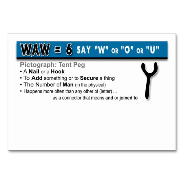 Numeração De Mesa Placas Flash de Otiot: 6 de 22 (Verso)