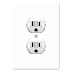 Numeração De Mesa Plug-elétrico Clique para Personalizar Decor de Co